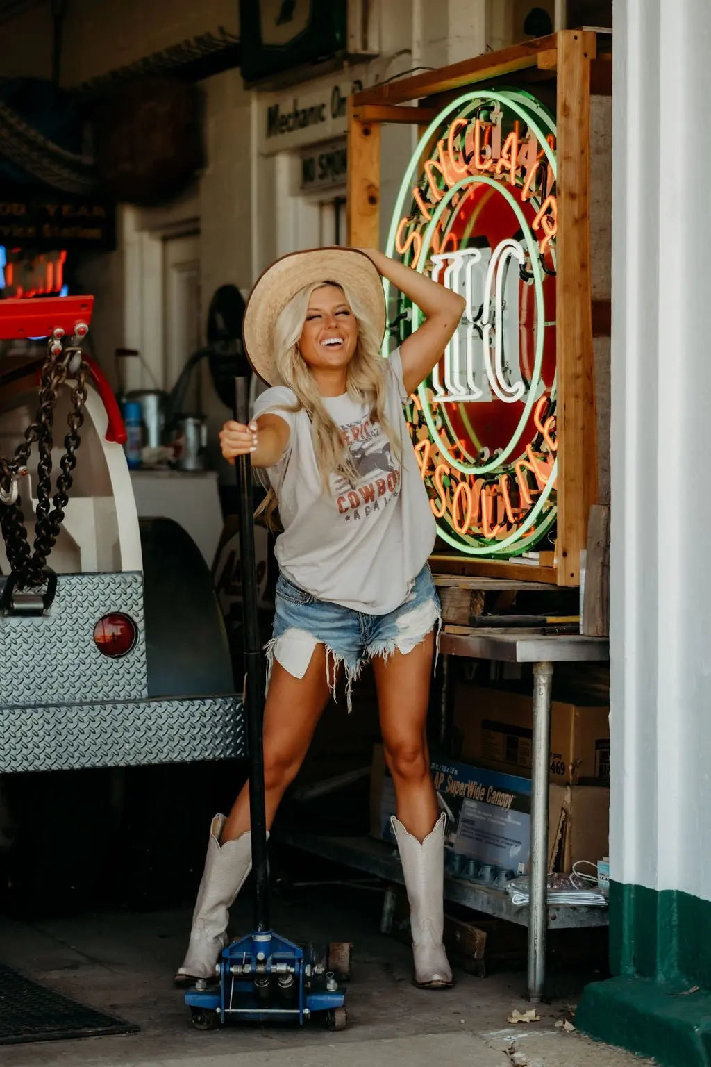 1942 America Cowboy Graphic Tee Wild Junkie