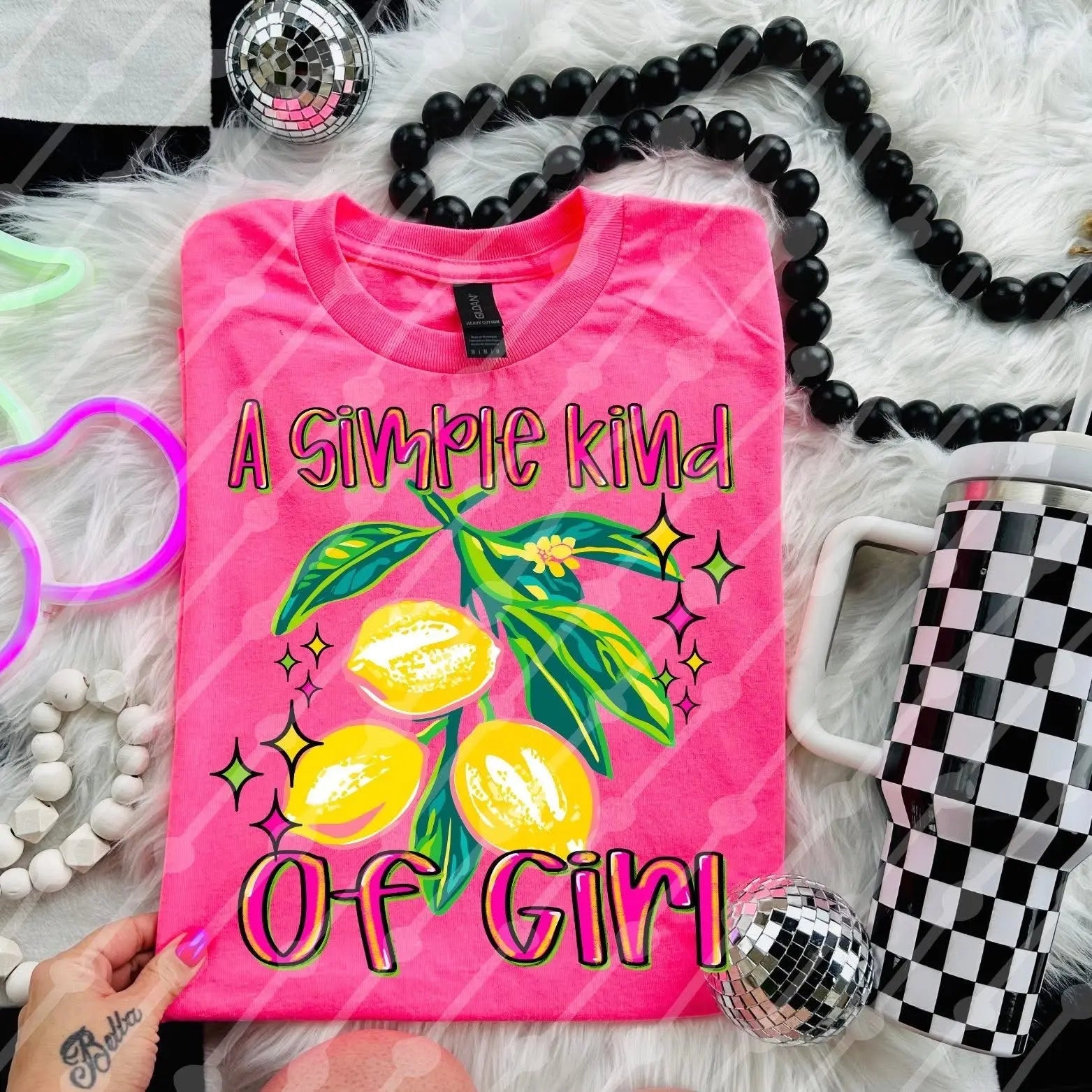 A simple kind of girl lemon tee or sweatshirt Gunpowder and Lace Boutique Nac