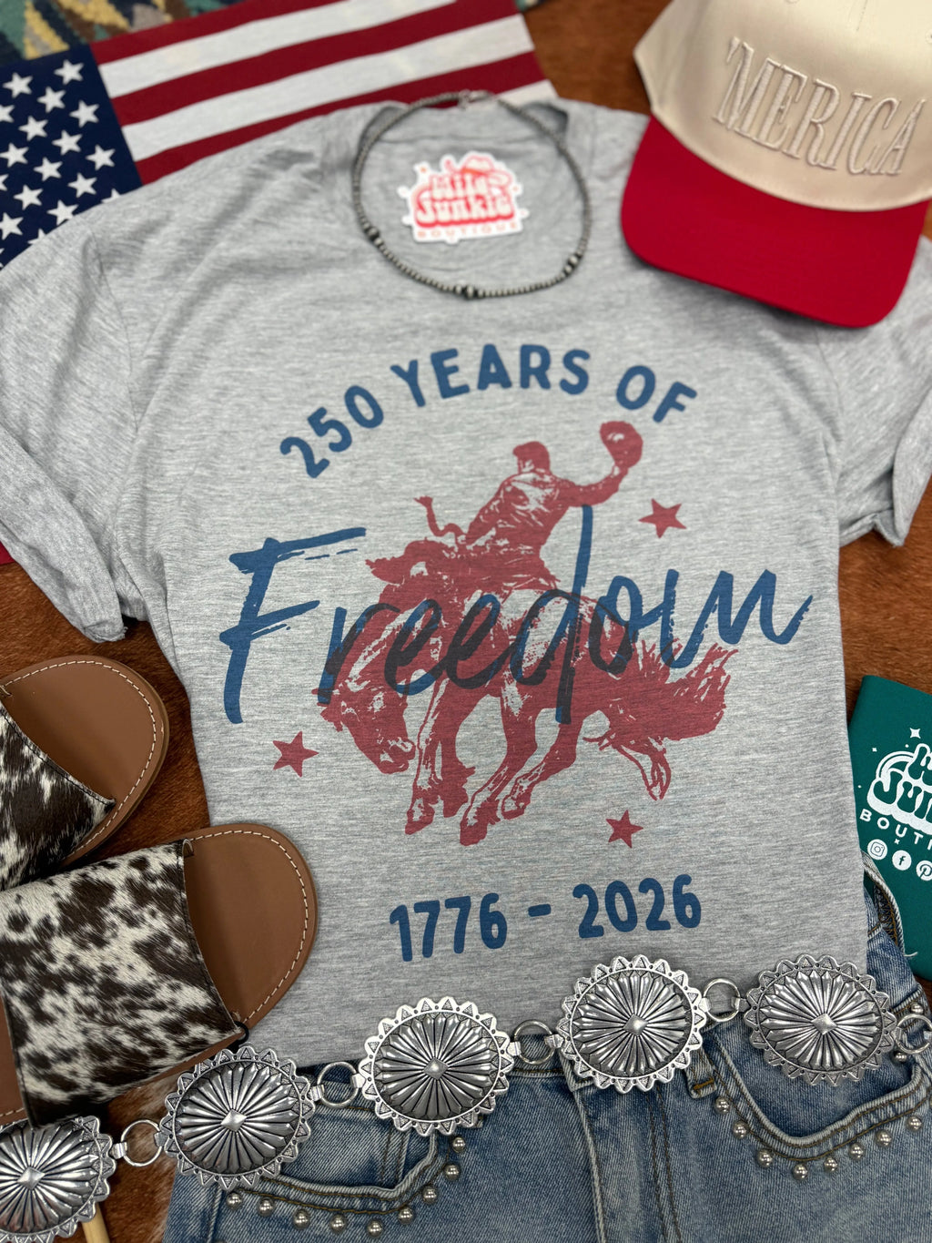 250 Years of Freedom Graphic Tee Wild Junkie